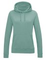 Dames Hoodie College AWDis JH001F Dusty Green